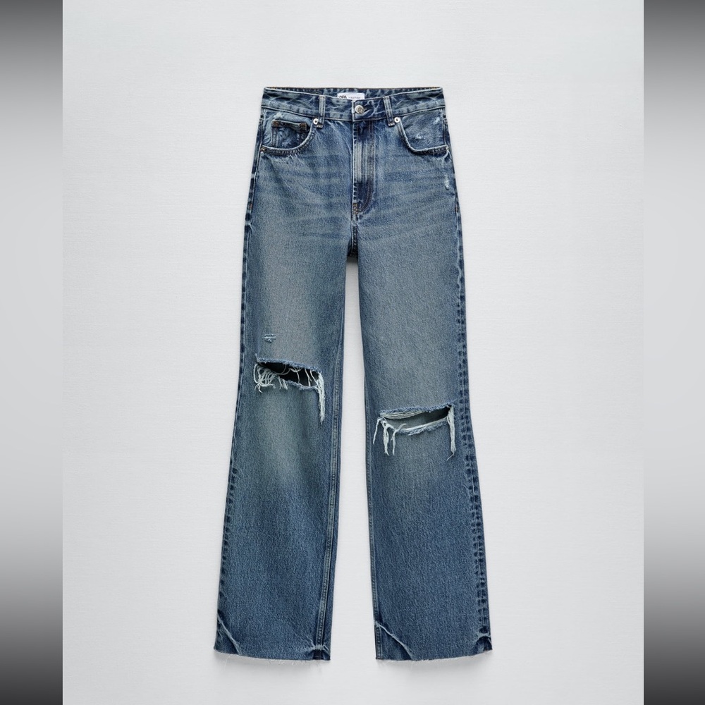 Zara TRF Wide Leg Jeans